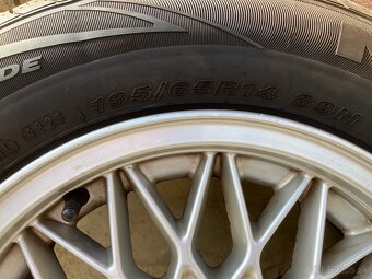 BBS 4x100 R14 195/65 letna sada - 8