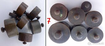 Závažia cajchované aj R.U. , 1.ČSR , SŠ - 8