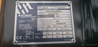 HYUNDAI 30BH-9 AKU triplex, boční posuv - 8