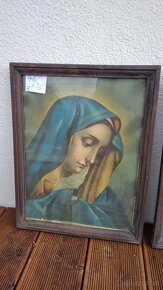 Predám starožitné náboženské obrazy- cena za kus 16 EURO - 8