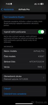Predám slúchadla Apple AIRPODS 2 PRO - 8