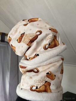 Detské čiapky- zateplené - 8