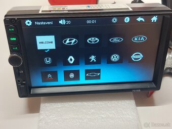2DIN AUTORADIO -7" Dotykové-4x60W - /BT/USB/SD/AUX - MENU C - 8