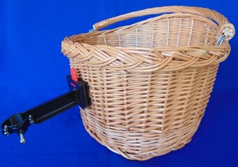 Prútený košík na bicykel - 8