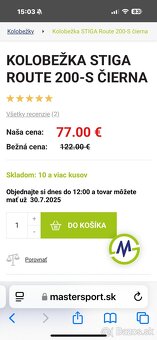 Stiga route 200S kolobežka - 8