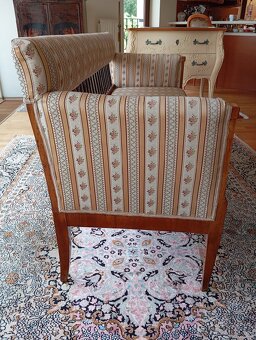 ✨Vzácna Biedermeier pohovka z r. 1830✨ - 8