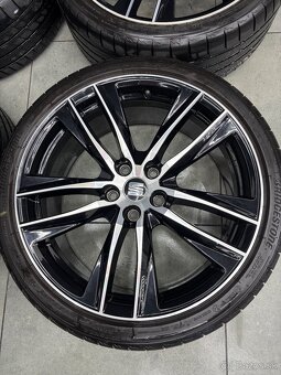 ✅ 5x112 r19 Seat leon Cupra bicolor top stav pneu 2024 rok - 8