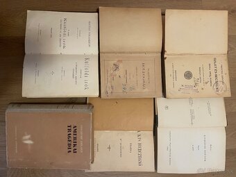 Knihy staré maďarské 3 - 8