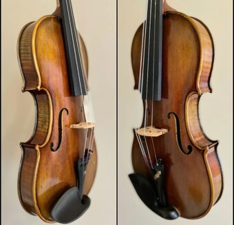 husle 4/4 model Stradivari ( olejovy lak) - 8
