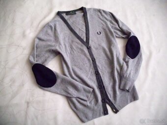 Fred Perry pánsky sveter vlna+kašmír M-S - 8