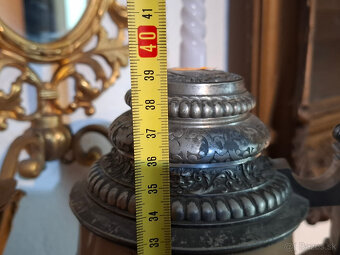 Predám starý velký krígeľ v:38cm 3L značený glazurovaná kame - 8