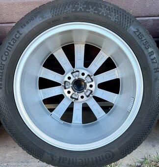Originál alu kolesá volkswagen merano 5x112, nové pneu - 8