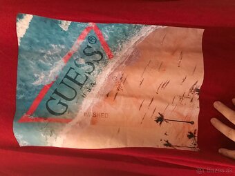 GUESS originál Red pánske tricko XL/XXL - 8
