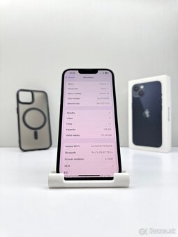 iPhone 13 128GB MIDNIGHT ORIGINÁL STAV+PRÍSLUŠENSTVO - 8