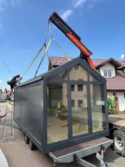 Obytný modulový poschodový kontajner tiny house, chalet - 8