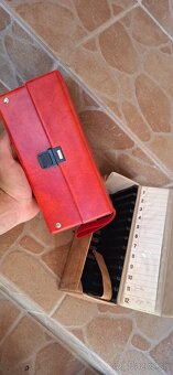 Retro vintage Kufrik box na mc kazety Nové - 8