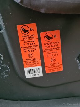 Autosedacky Romer Britax s isofix - 8