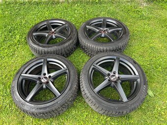 Alu disky 5x108 R18, zimné pneumatiky 235/45 R18, Peugeot - 8