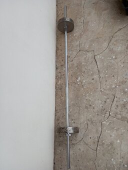 Pochromovaná EZ-činka a Rovná 180cm INSPORTLINE  30kg - NOVÁ - 8