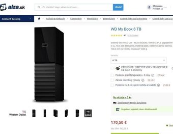 4/ 6/ 8TB Seagate Backup Plus Hub / WD My Book - 8