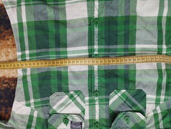Damske riflove sortky Superdry a zelena kosela - 8