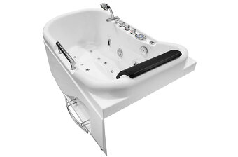 M-SPA - 1683 Pravá kúpeľňová vaňa s hydromasážou 140 x 87 x - 8