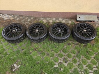 Original BBS 5x120 r18 zanovne pneu bmw z3 et38 8j - 8