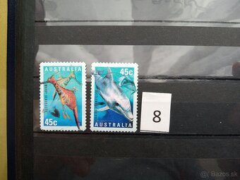 Poštové známky č.469 - OCEÁNIA - 20 sérií - 8