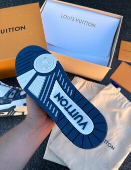 Louis Vuitton tenisky blue komplet balenie - 8