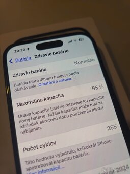 Predam Apple IPhone 15 128gb čierny - 8