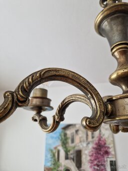 Mosadzný luster - 8