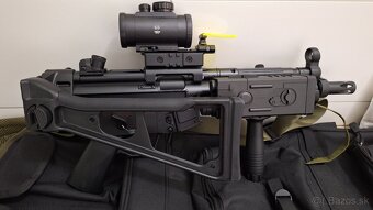 Airsoftka CYMA MP5UMP RIS BLUE + komplet výbava - 8