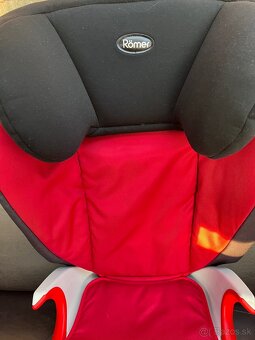 Autosedačka Römer Kidfix SL – červená, vo výbornom stave - 8