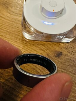 Samsung Galaxy Ring strieborny titán vel'kost 10 - 8
