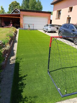 Luxusní umělý trávník 40 mm výška kašně jemný - 8