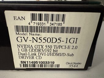 NVIDIA GEFORCE GTX 550 Ti - 8