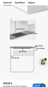 Indukčná doska Samsung NZ64B6056GK/U2 s Flex Zone+ - 8