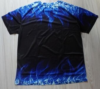 Elastické čierno modré tričko, v. L/XL/XXL - 8