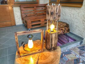 Lampy zo starého dreva - 8