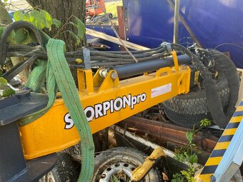 Teleskopické rameno drapak na drevo za traktor uniforest - 8