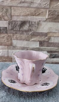 Růžovy porcelán, šálek s podšálkem, Chodov - 8