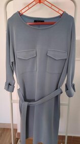 Šaty bledomodré MOHITO S - 8