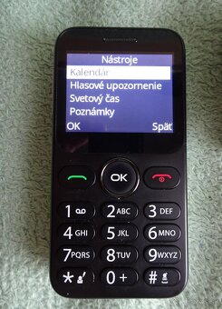 Predám seniorský mobil ALCATEL 3085X s bat. a nabíjačkou. - 8