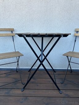 PREDANE - IKEA TÄRNÖ Stôl+2stoličky na balkon/terasu - 8
