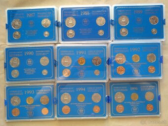 Švédske a Nórske sady mincí - 8