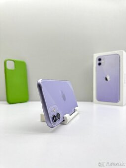iPhone 11 PURPLE TOP STAV NOVÁ BATÉRIA 100% - 8
