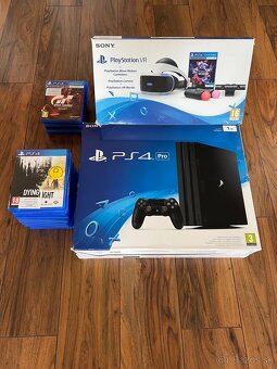 Ps4 pro 1tb+VR+Hry - 8