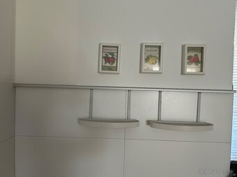 Biely taliansky obklad do kuchyne 90x30x1cm použitý 2,2m2 - 8
