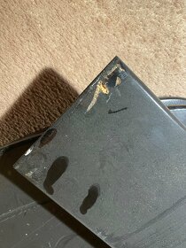 Masívna drevená posteľ tmavohnedá 100x212 - 8