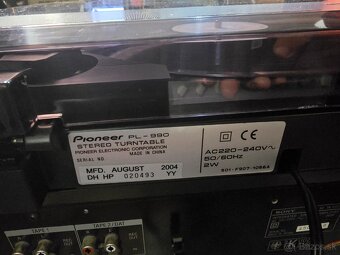 Pioneer PL-990 plneautomatický gramofón - 8